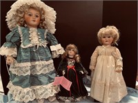 Variety of dolls