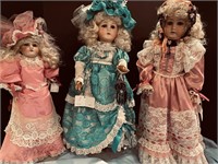 3 fancy dolls