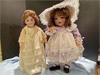 2 large dolls