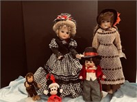 Miscellaneous assorted dolls and figures