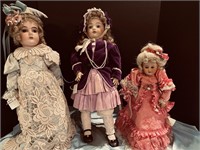 3 miscellaneous dolls