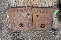 TIMBERLINE CAST IRON FIREPLACE DOORS
