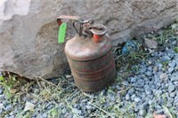 ANTIQUE METAL GAS CAN