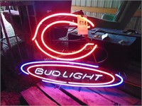 BUD LIGHT NEON CHICAGO BEARS SIGN WORKS