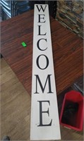 Wood "Welcome" Sign 7 x 60inches