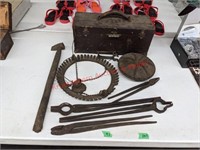 Various Antiques, Tools, Radio Tubes