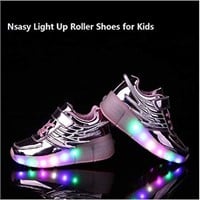NIDB Nsasy Roller Shoes Unisex LED Light up Single