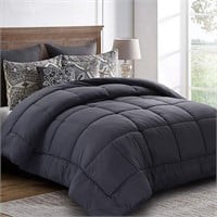 King Comforter (90 by 102 inches) - Grey Down