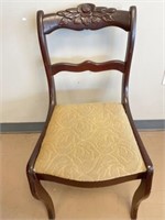 Rose Back Mahogany Chair