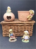 " Cherished Teddies “ Collectables and Planters