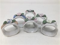 Floral Porcelain Napkin Holders