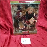 Holiday doll - new in package