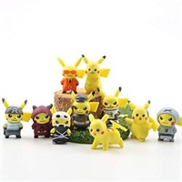 10 Piece Pikachu Mini Figures