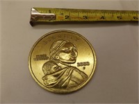 Large 2000 P Sacagawea One Dollar Coin