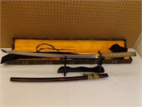 Samurai Sword Tan Wrapped Handle