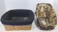 Longaberger Baskets with plastic inserts