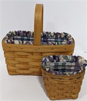 Longaberger Baskets with liners