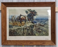 Innocent Allies Print by Charles M Russell,