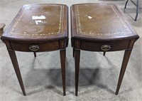 2 ct fold side end table lot measures 35 x 25"
