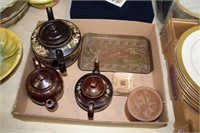 BOX OF TEAPOTS AND MORE