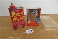 Vintage Oil Can & Pocket Warmer