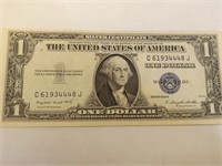 1935-G One Dollar Silver Certificate