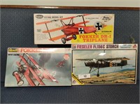 3 NIB vinatge model airplane kits