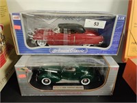 2 NIB 1/18 diecast model cars