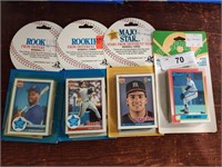 4 Sealed packs MLB trading cards