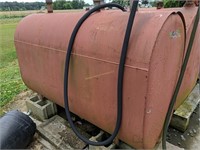 275 Gallon Large Red Fuel Tank