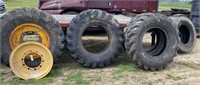 Tractor Tires, Rims. 13.00-24 Etc