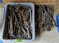 Dual End Wrench Lot Variety Sizes