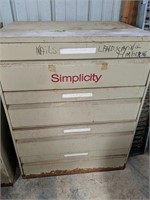 Simplicity File Cabinet 33"x25x42"