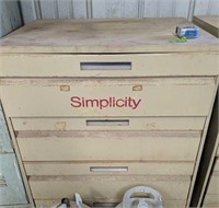 Simplicity File Cabinet 33"x25x42"