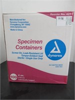 DYNAREX SPECIMAN CONTAINERS 4 OZ. EACH APPROX. 100