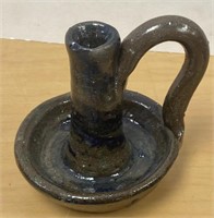 4" BB Craig Pottery Candle Holder. Ships