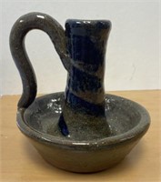 BB CRAIG POTTERY CANDLE HOLDER 4"