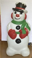 30" Tall Frosty the Snowman Blow Mold with Light