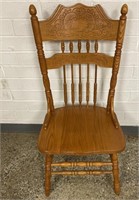 Wooden Kitchen Chair / No Ship 17"x19”x43”