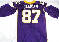 Berrian Vikings 87 RBK NFL Equipment Jersey Sz XL
