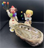 Genuine Abalone Shell & Clown Shells