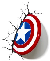 3D Captain America Shield Sticker 12 Inch