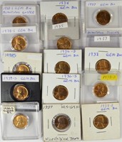 Hand Picked Gem 1930'S Lincoln Cent Lot