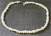 PRETTY PEARL NECKLACE WITH 14K CLASP