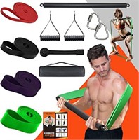 Portable Home Gym Resistance Bar Set