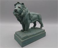 AIC Edward Kemeys Lion Sculpture Statue 1992