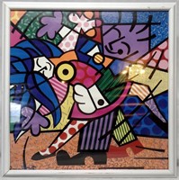 Romero Britto Framed Print