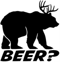 Bear Plus Deer Equals Beer Vinyl 5.5