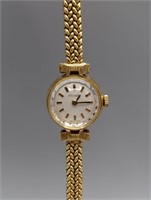 Nivada 18k Gold Watch & Band Ladie's Wristwatch