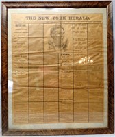 Lincoln Assassination NY Herald Antique Copy